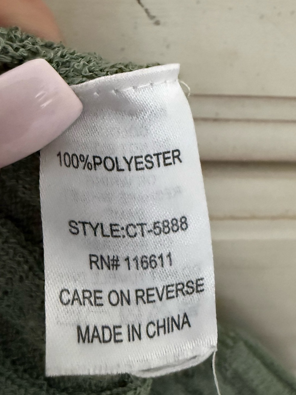 Vici Sage Ribbed Sweater - Picture 4 of 4